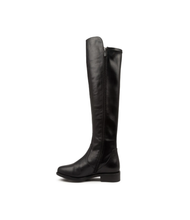 Load image into Gallery viewer, Ziera Sallies Xf-zr Black Stretch Leather Knee High Boots