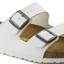 Load image into Gallery viewer, Birkenstock Arizona White Birko-flor Regular