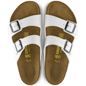 Birkenstock Arizona White Birko-flor Regular