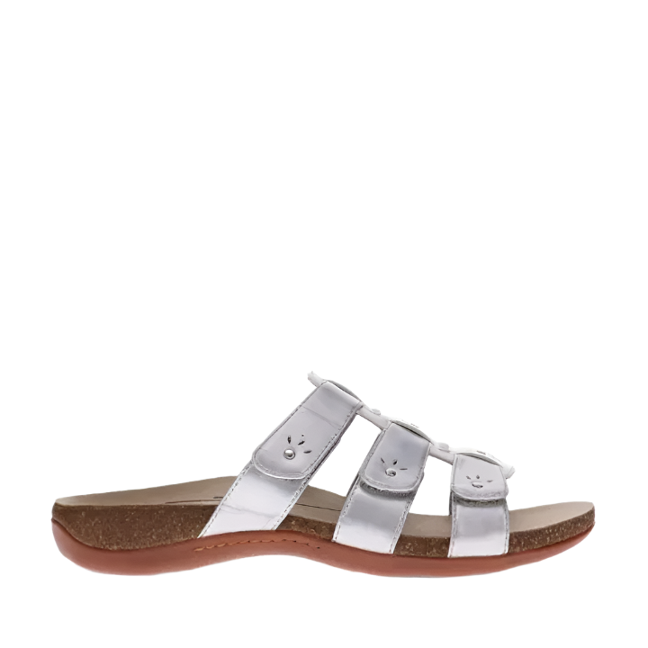 Scholl Andrea White Metallic