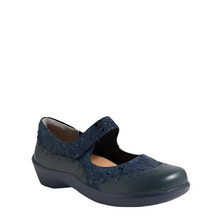 Load image into Gallery viewer, Ziera Gummibear Navy-navy Sparkle Leather-suede Xw