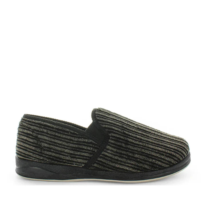 Panda Eden Mens Shoes Slipper Black