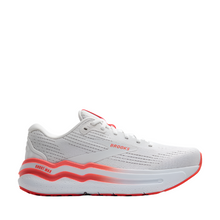 Load image into Gallery viewer, Brooks W Ghost Max 2 1b White/ Hot Coral