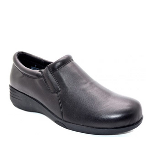 Jemma Paula Black Ladies Leather Shoe