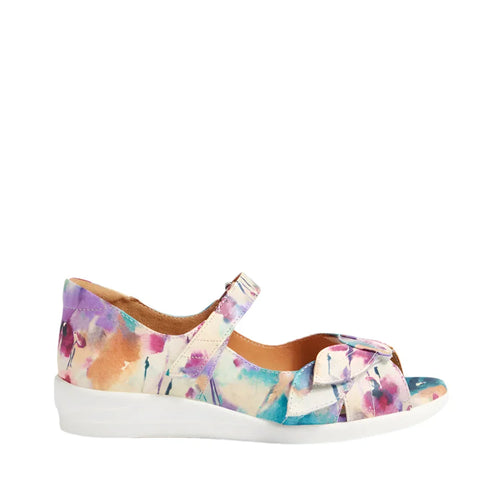 Ziera Disco W Pansy Print Leather