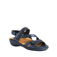 Load image into Gallery viewer, Ziera Beaux W Navy Navy Scratch Leather