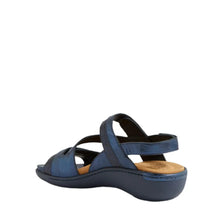 Load image into Gallery viewer, Ziera Beaux W Navy Navy Scratch Leather