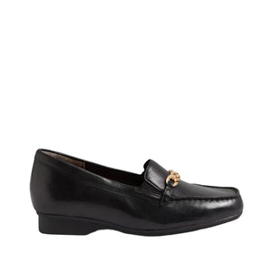 Ziera Fenders Xf Black Leather Loafers