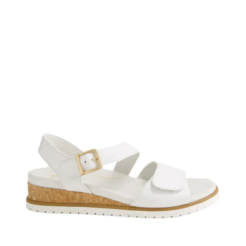 Ziera Vamsy W White Leather Sandals