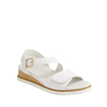 Load image into Gallery viewer, Ziera Vamsy W White Leather Sandals