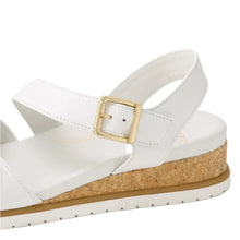Load image into Gallery viewer, Ziera Vamsy W White Leather Sandals