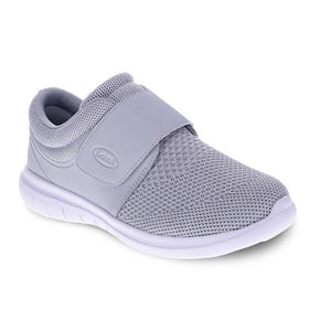 Scholl Valerie Velcro Grey Womens Shoes Sneaker theshoeoutletstore