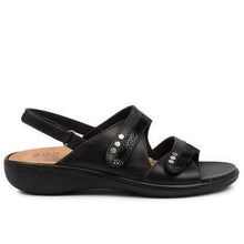 Load image into Gallery viewer, Ziera Bizzy W Black Stingry Leather