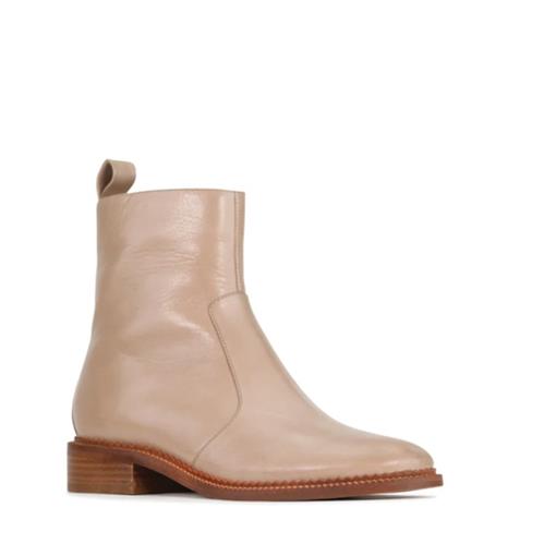 Eos Karina W23 Taupe Leather Womens Shoes Ankle Boot
