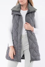 Load image into Gallery viewer, Jump Fur Trim Long Vest Elephant