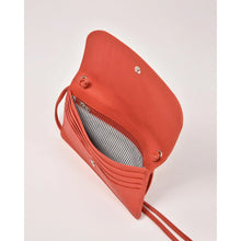 Load image into Gallery viewer, Gabee Mckenzie Rfid Leather Crossbody Wallet Coral