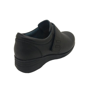 Jemma Patty Black Ladies Leather Shoe