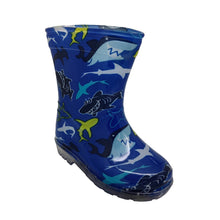 Load image into Gallery viewer, Aussie Gumboots Kids Sharks