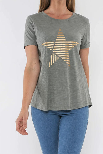 Jump Star Stripe Tee