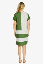 Load image into Gallery viewer, Pingpong Carrie Col Block Linen Dress