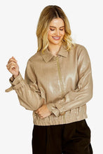 Load image into Gallery viewer, Pingpong Gracie Foil Bomber Jacket