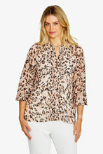Load image into Gallery viewer, Pingpong Jaguar Prt L/Slv Blouse
