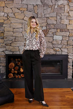 Load image into Gallery viewer, Pingpong Jaguar Prt L/Slv Blouse