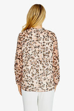 Load image into Gallery viewer, Pingpong Jaguar Prt L/Slv Blouse