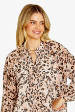 Load image into Gallery viewer, Pingpong Jaguar Prt L/Slv Blouse