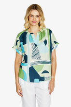 Load image into Gallery viewer, Pingpong Mariana V-Nk Print Blouse Naxos Print
