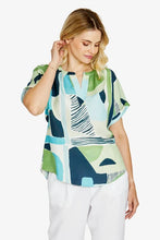 Load image into Gallery viewer, Pingpong Mariana V-Nk Print Blouse Naxos Print