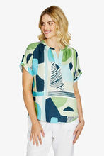 Load image into Gallery viewer, Pingpong Mariana V-Nk Print Blouse Naxos Print