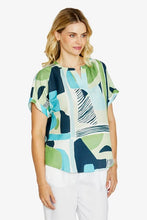 Load image into Gallery viewer, Pingpong Mariana V-Nk Print Blouse Naxos Print
