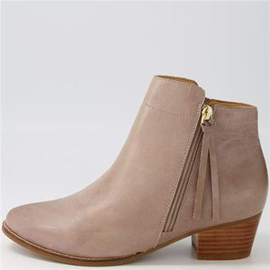 Ziera Vendas XF-ZR Smoke Natural Leather Ankle Boots